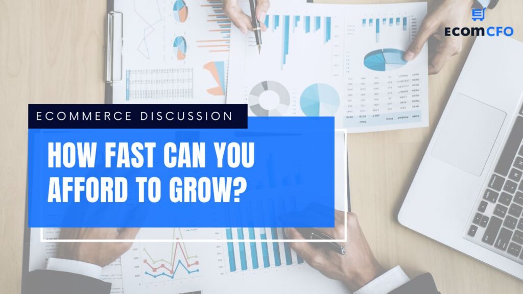 E-commerce growth strategy discussion with charts and graphs.
