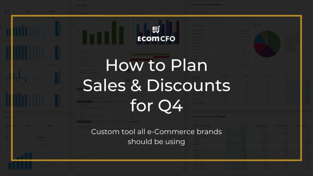 Planning Q4 sales and discounts for eCommerce brands.