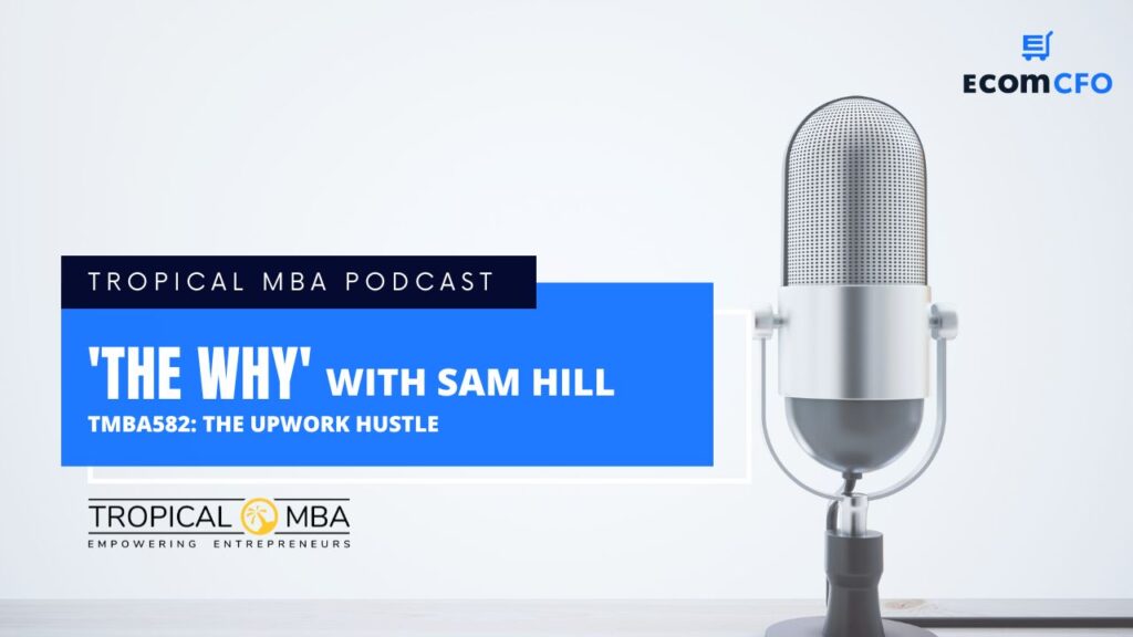 Tropical MBA Podcast episode about Upwork hustle, microphone