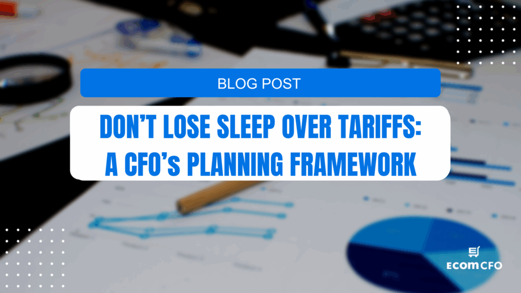 CFO planning framework for handling tariffs effectively.