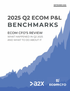 2025 Q2 Ecom P&L benchmarks report cover